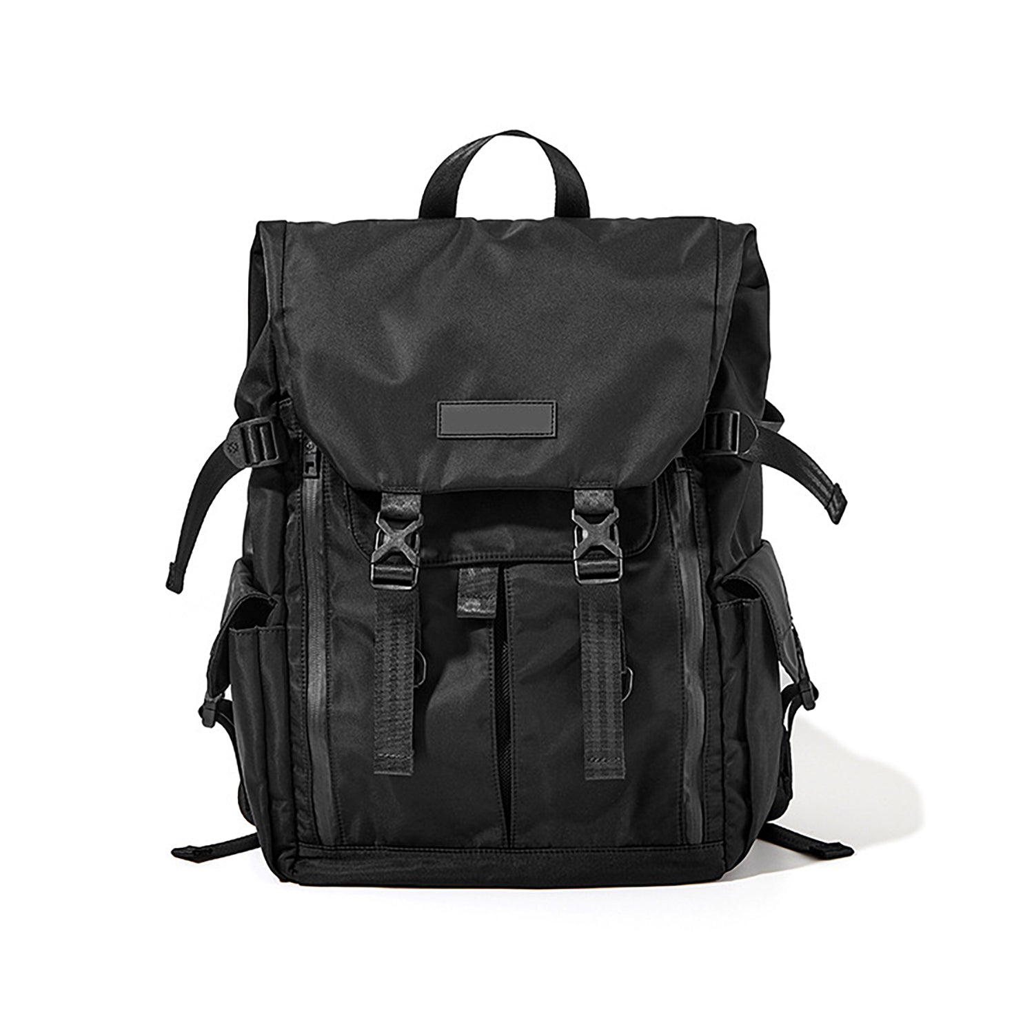Black Nylon Backpack